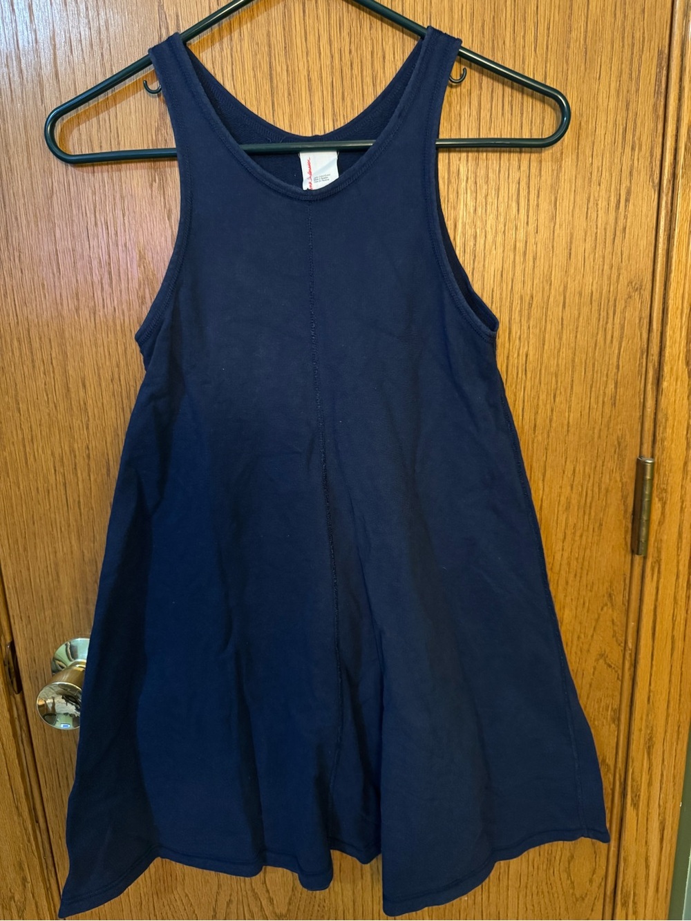 Hanna Andersson Navy Sleeveless A-Line Dress